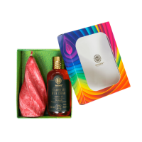 Small Gift Set Strawberries and Cream (Gel & Candle)